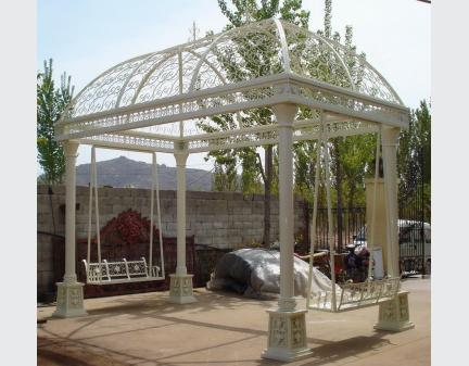 white outdoor gazebo with two chair,cast iron gazebo