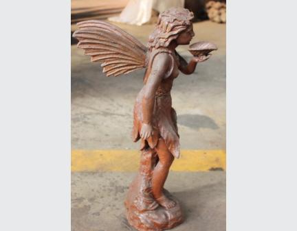 angel statue,angel statue,cast iron garden statue,iron angel,cast iron angel