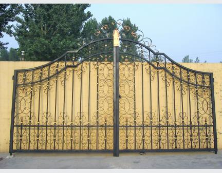 iron fence gate,black iron gate， cast iron gates