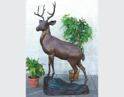 iron animal mold,iron garden deers,garden decoration