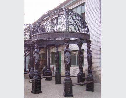 iron statue pavilion,iron morden gazebos