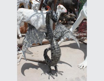 iron sheet decor,Modern Outdoor Sculptures dargon