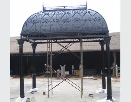 cast iron black gazebo ,greenhouse