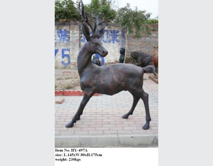 iron garden deers,metal animal,cast iron animal mold,cast iron animal,garden decoration