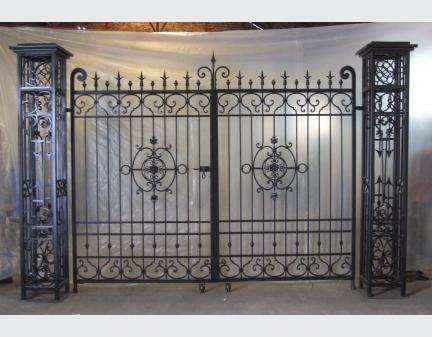 iron gate door,wrought iron fence gate,iron fence gate