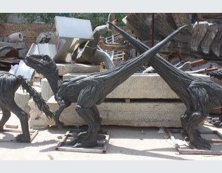 iron animals,Tire regeneration animal sculpture