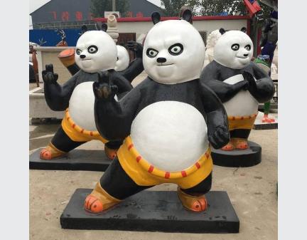 Cartoon Sculpture,Cartoon Statue panda