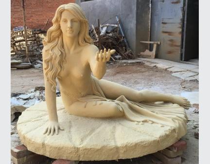 Art Sculpture,Fiberglass shell princess