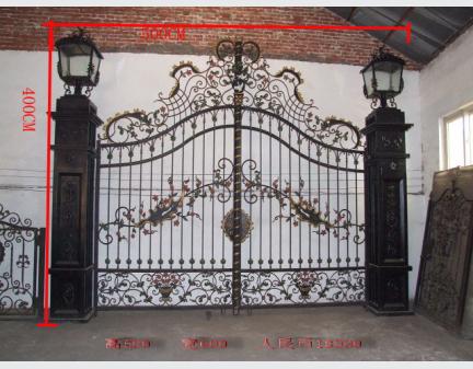 iron gate door,wrought iron fence gate,black iron gate