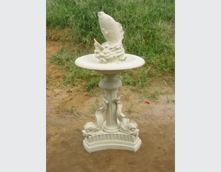 fish fountain, metal iron garden fountain