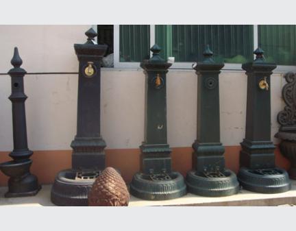 cast iron wall water fountain