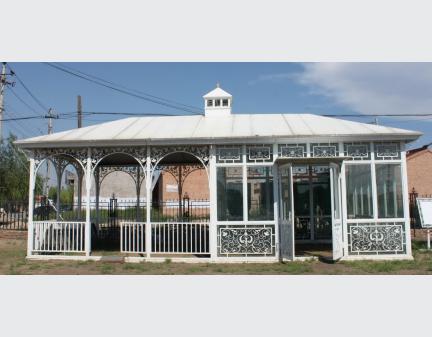 Galvanized Wrought Iron Green Gazebo, large Size Iron Greenhouse