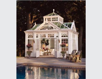 cast iron garden gazebo with glass, warmhouse, greenhouse for garden yard with glass