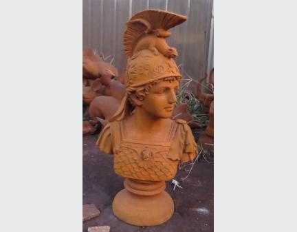 cast iron garden statue,Iron Casting bust soldier Statue