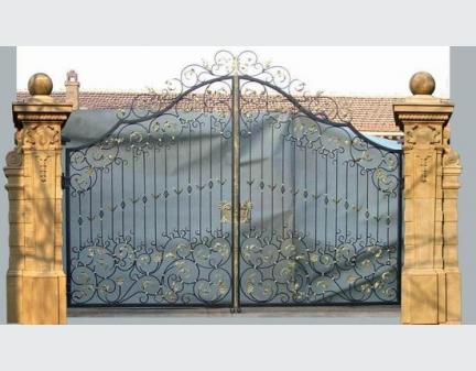 the iron gate, cast iron outdoor gates