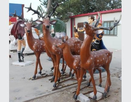 Customize Artwork,Fiberglass Art deer