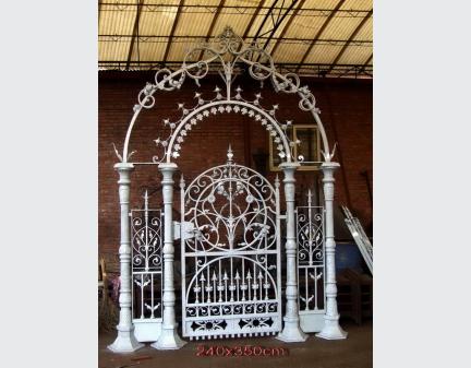 iron fence gate,modern iron home garden decoration gate