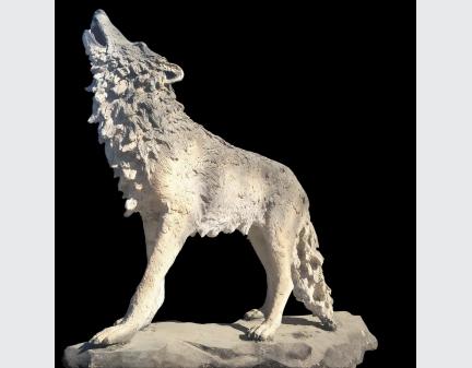 Fiberglass Polyresin Craft,Fiberglass Art wolf