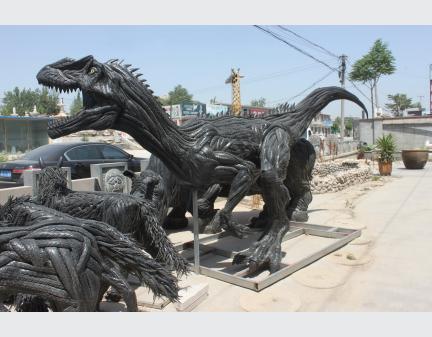 Tire regeneration animal sculpture,tire animal