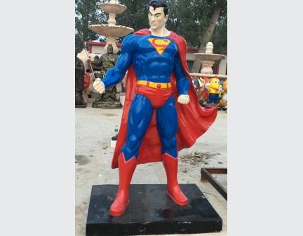 Fiberglass Polyresin Craft,Resin, movie cartoon hero, superman and iron Man