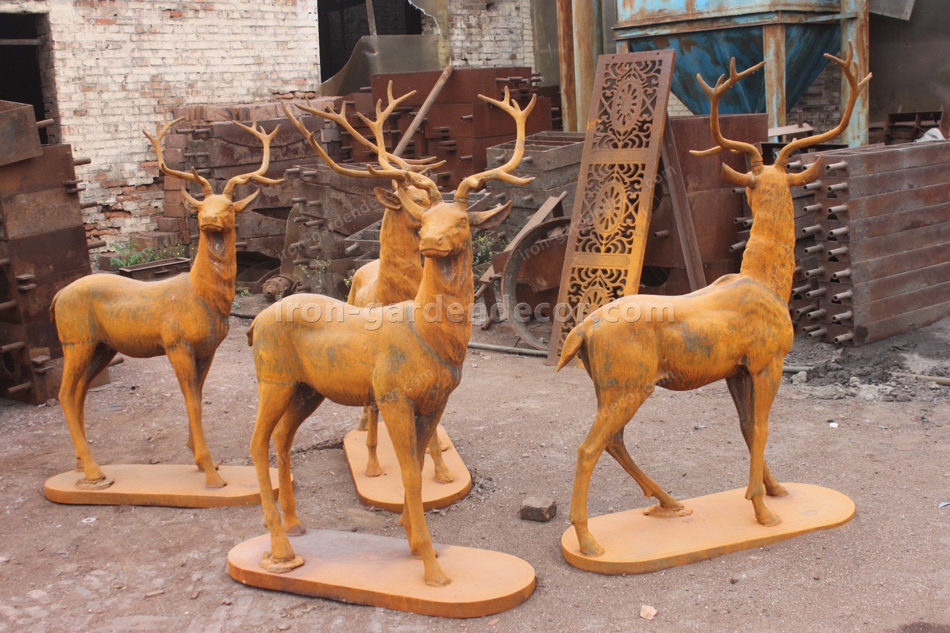 cast iron sculpture,metal animals wholesale stags_Stag_Animal-Yard art-metal garden-garden sculpture cast iron sculpture,metal animals wholesale stags_Stag_Animal-Yard art-metal garden-garden sculpture